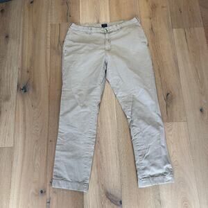 J.Crew Flannel Lined Chino 5 Pocket Pants. Casual, Preppy, Outdoor. Vintage